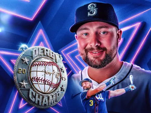 Cal Raleigh榮膺2025年全壘打大賽冠軍。(圖/取自MLB X) ▲Cal Raleigh榮膺2025年全壘打大賽冠軍。(圖/取自MLB X)