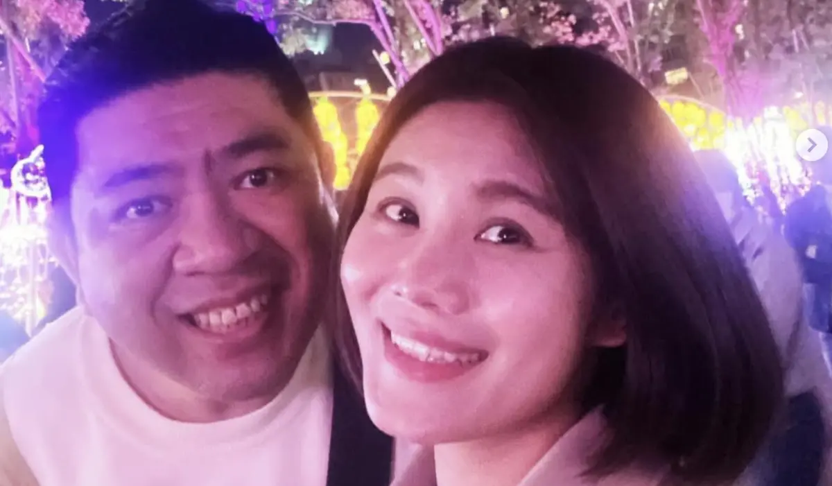 ▲藝人NONO（左）陷入性侵案後工作全面停工，根據了解他現在退居幕後，負責為老婆朱海君（右）接洽商演，兩人目前尚能達到月收60萬。（圖／朱海君IG）