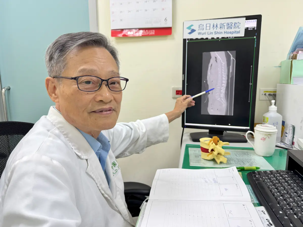 ▲有個案從高處墜落，當場重摔至地面，差點終生下半身癱瘓，醫師以「微創脊椎千斤頂復位手術」治療。（圖／烏日林新醫院提供）