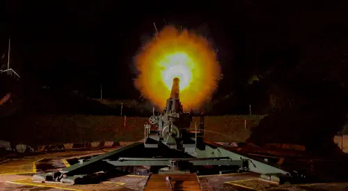 漢光41／9大離島首度同步實彈操演　金門240榴砲開轟超震撼
