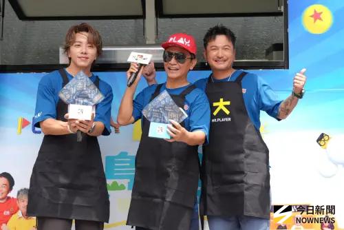 ▲《綜藝玩很大》坤達、吳宗憲、KID。（圖／記者嚴俊強攝）