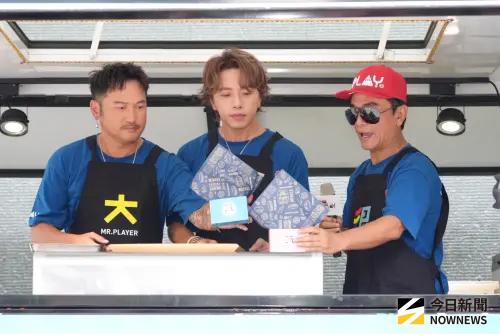 ▲《綜藝玩很大》坤達、吳宗憲、KID。（圖／記者嚴俊強攝）