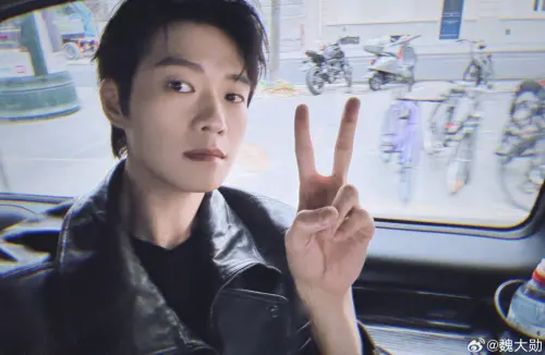 ▲魏大勛（如圖）是秦嵐的緋聞男友。（圖／魏大勛微博）