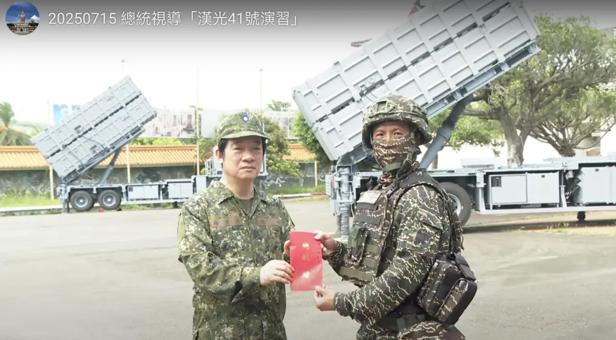 ▲漢光41號演習，賴清德總統視導海軍海鋒大隊機動中隊，並致贈加菜金。（圖／總統府提供）