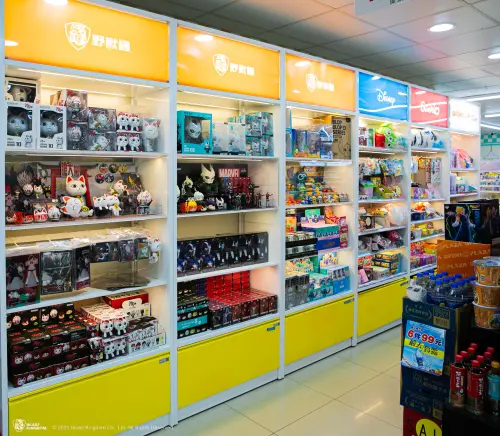 ▲7-11首度設立「野獸國IP主題專區」 限量2間門市登場。（圖／7-11提供）