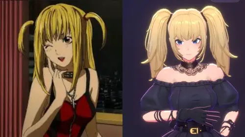 ▲不少網友及用戶認為，馬斯克推出的Ai虛擬夥伴「Ani」，跟《死亡筆記本》中的彌海砂十分相像，而馬斯克本人也被抓包過多次按讚彌海砂的照片。（圖／翻攝自X）