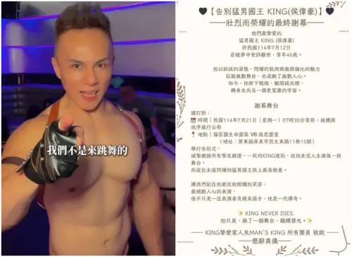▲「猛男國王」KING睡夢中驟逝！享年46歲（圖／IG@manking_king）