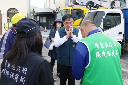 災不停歇　黃偉哲親赴鹽水感謝屏東及高雄支援災區復原
