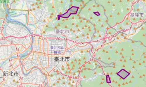 ▲防災告警範圍。