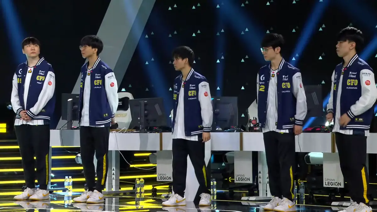 ▲LCP賽區的戰隊中信飛牡蠣（CFO）對決韓國LCK的HLE成為開幕戰。(圖／Esports World Cup)