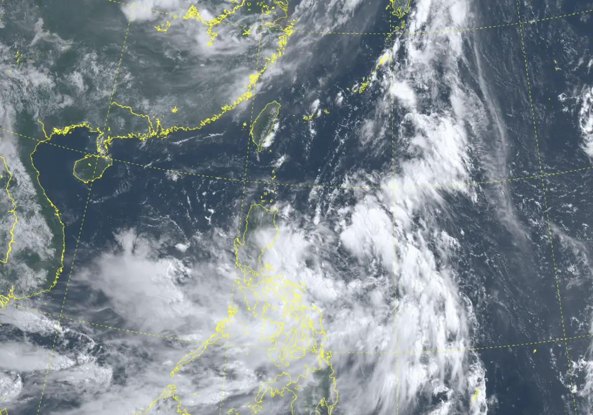 ▲菲律賓東方外海的熱帶性低氣壓預估今（17）日成為第6號颱風「薇帕」，路徑一路往西移動。（圖／翻攝NCDR）