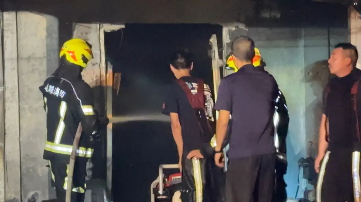 ▲花蓮縣壽豐鄉一棟鐵皮加蓋民宅昨（16）日凌晨發生火警，釀4死悲劇。（圖／花蓮縣消防局提供）