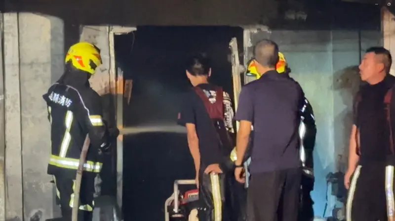 ▲花蓮縣壽豐鄉一棟鐵皮加蓋民宅昨（16）日凌晨發生火警，釀4死悲劇。（圖／花蓮縣消防局提供）