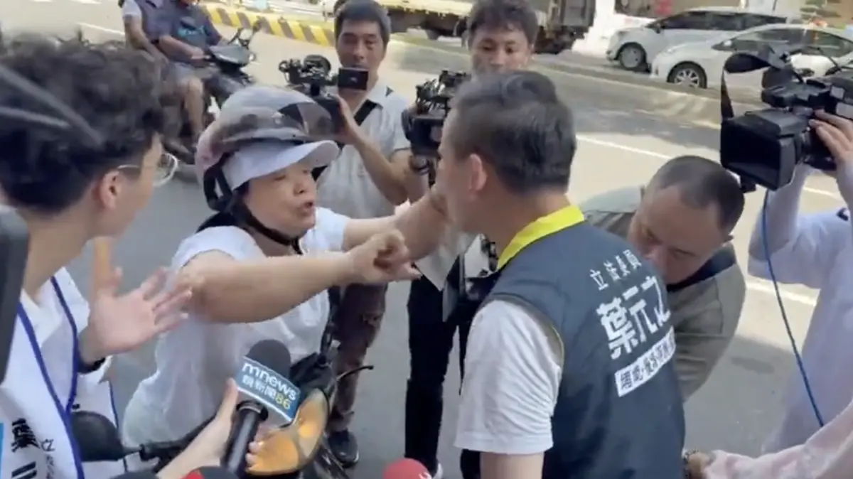 726大罷免／反罷被吐口水 葉元之：蠻噁心的但我不怪她