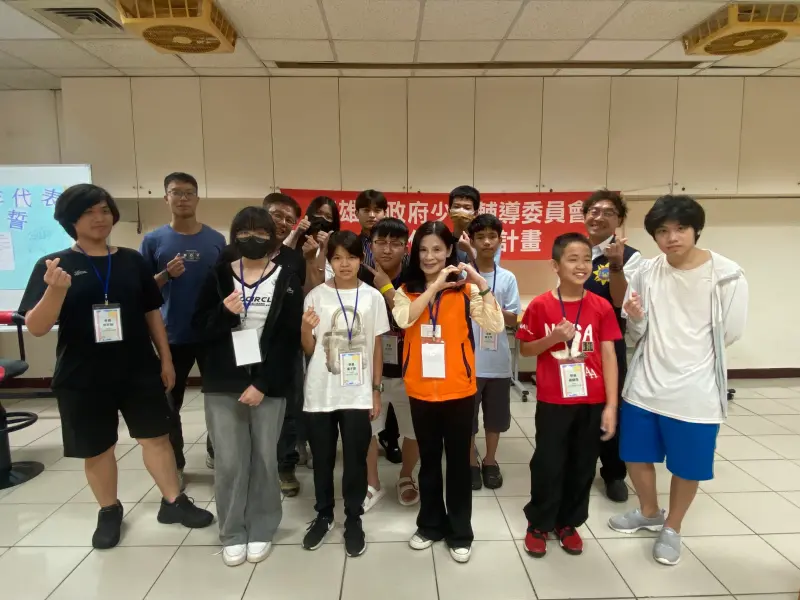 ▲少年代表培力共識體驗營針對12至18歲之青少年，持續招募儲備少年代表，激勵少年培養共識合力為少年發聲。(圖／高市警少年隊提供)