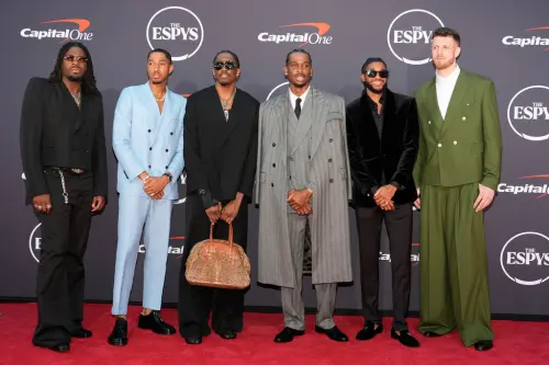 ▲雷霆本季表現亮眼，全隊也入圍「最佳團隊」獎項，雖最終由NFL的費城老鷹奪得，但SGA的個人表現已成為球隊突破性賽季的最佳象徵。（圖／美聯社／達志影像）