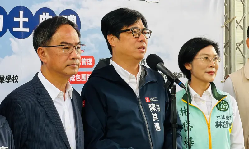 ▲針對台師大抽血案，陳其邁直言，他覺得台師大非常不應該。（圖／高雄市府提供）