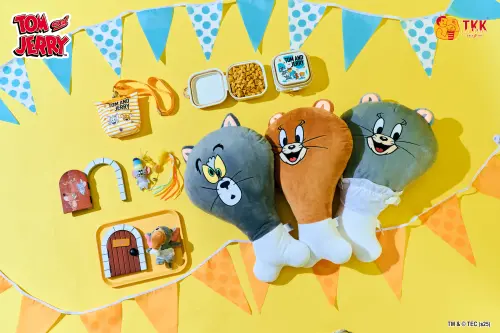 頂呱呱《湯姆貓與傑利鼠》巨型雞腿玩偶、寵物周邊!起司炸雞開吃 ▲頂呱呱《湯姆貓與傑利鼠》超幽默周邊開搶。(圖/頂呱呱提供)