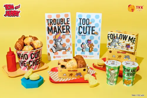 頂呱呱「湯姆貓與傑利鼠」巨型雞腿玩偶、寵物周邊!起司炸雞開吃 ▲頂呱呱濃濃起司炸雞、濃濃起司紅茶雪泥開吃。(圖/頂呱呱提供)