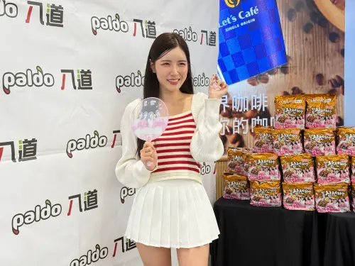 ▲南珉貞沒有特別消水腫的方式，笑說如果不想要水腫「就要就早點起床。」（圖／記者周淑萍攝）