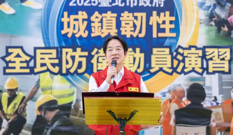 ▲賴清德、蔣萬安今下午共同視導「台北市2025城鎮韌性演習」。（圖／總統府提供）