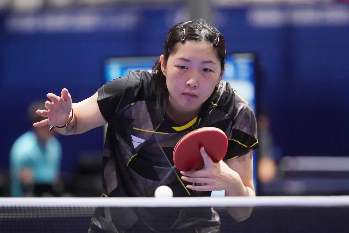 ▲2025年德國萊茵魯爾世大運桌球賽事今（17）日展開，首日賽程台灣男女桌球代表隊皆開出紅盤，在團體小組賽首戰皆展現強勁實力，雙雙以3：0橫掃對手，搶下分組首勝、開出紅盤。（圖／大專體總提供）