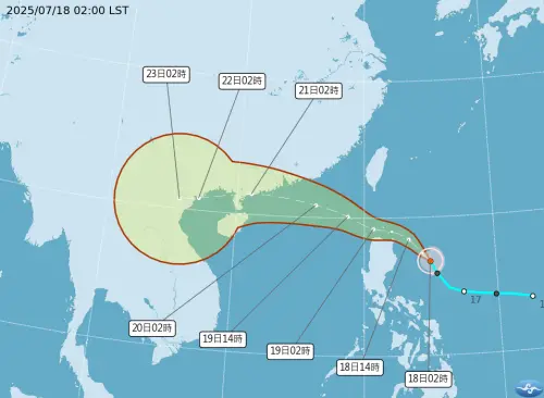 薇帕颱風凌晨生成！氣象署：不排除發海警　最新路徑、降雨區出爐
