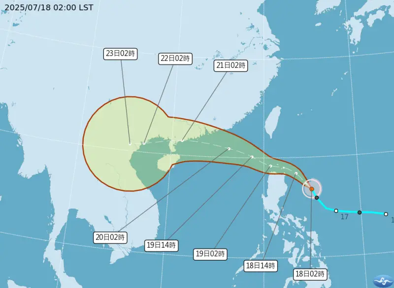 薇帕颱風凌晨生成！氣象署：不排出發海警　最新路徑、降雨區出爐