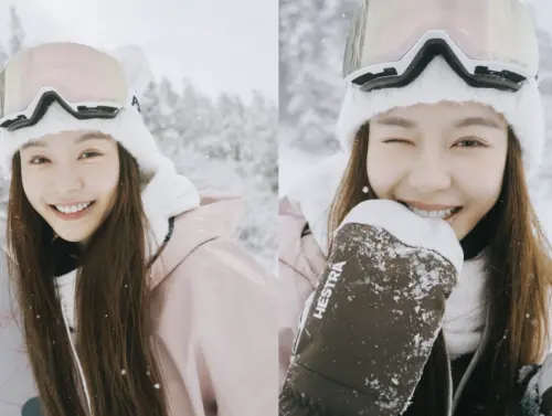 ▲Yuri陳洛心考取滑雪正教練。（圖／經紀公司提供）