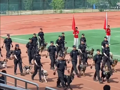 ▲中國一名高中畢業生分享自己考上南京警察學院的警犬技術專業，引發網路熱議。（圖／翻攝自小紅書）