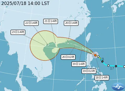 直播／薇帕環流整合「暴風半徑會擴大」　氣象署1740最新颱風動態