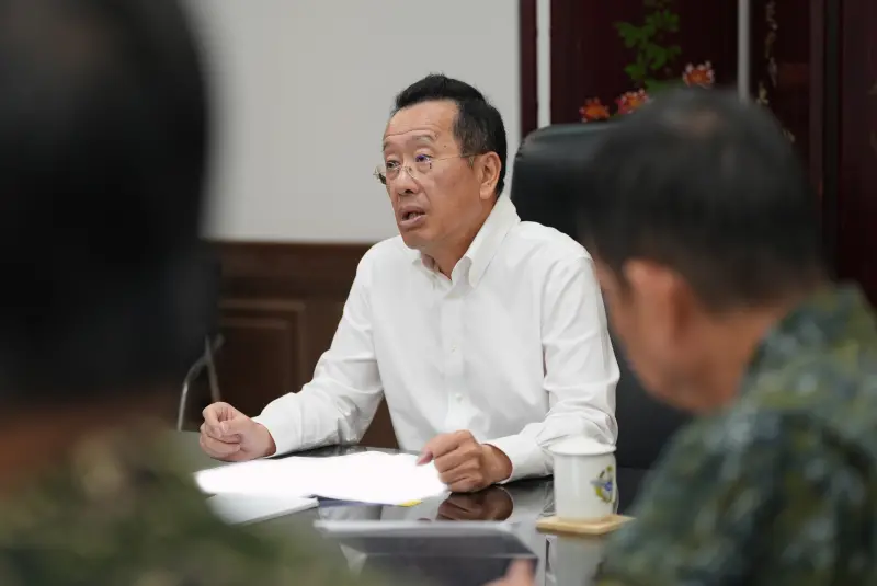 ▲陸委會禁止現役軍人與退將赴中參與「九三閱兵」，國防部長顧立雄表示，若違反依法規處置。（圖／國防部提供）