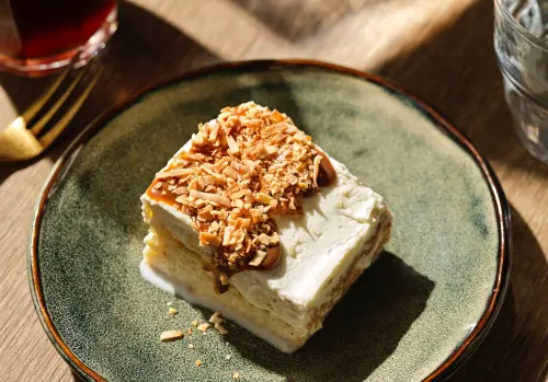 ▲「五奶蛋糕」是道風味有趣卻香醇迷人的甜點。（圖／NÓMADA提供）