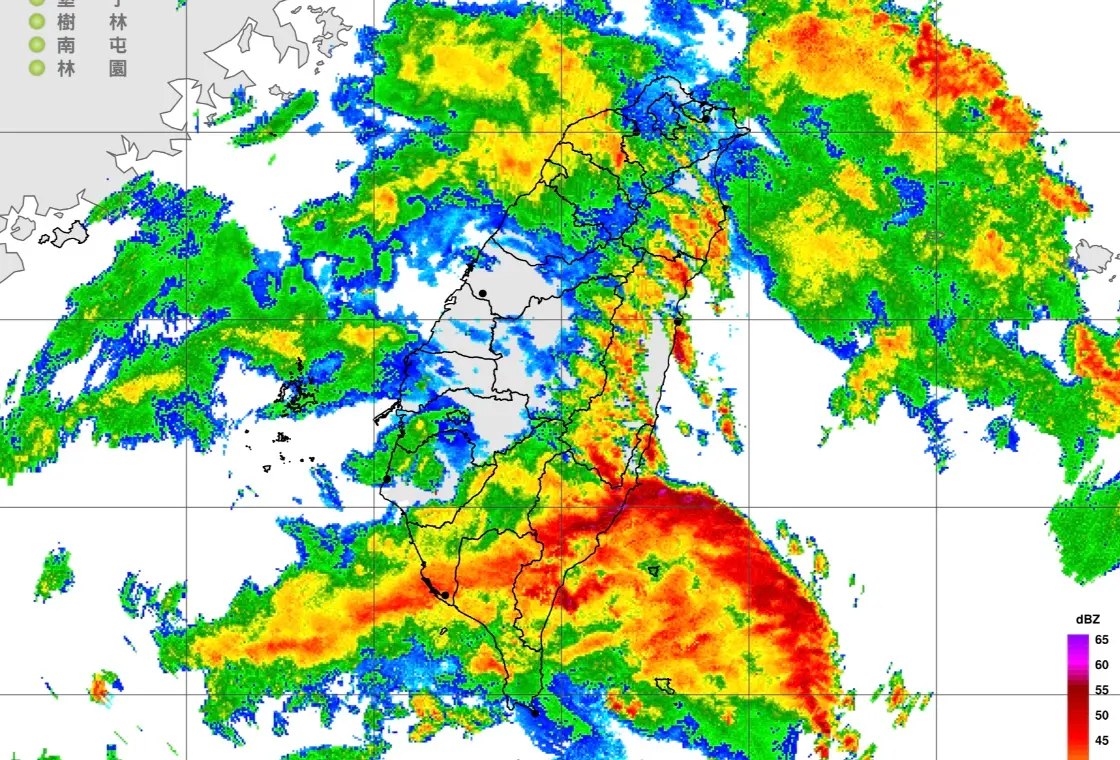 ▲薇帕颱風外圍環流影響，易有短延時強降雨，中央氣象署已發布大雨特報。（圖／翻攝自中央氣象署）