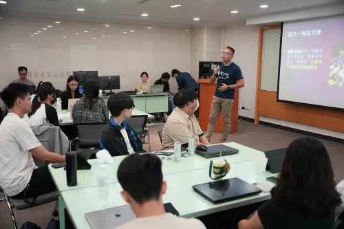 ▲「公民提案工作坊」活動登場，學生聚焦平權、綠電與白海豚議題。（圖／記者王郁勳攝）