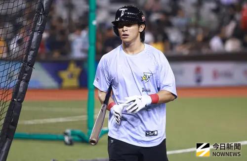 ▲統一獅球員陳傑憲代表中華隊出席中職36年明星賽。（圖／記者葉政勳攝 ,2025.07.19）