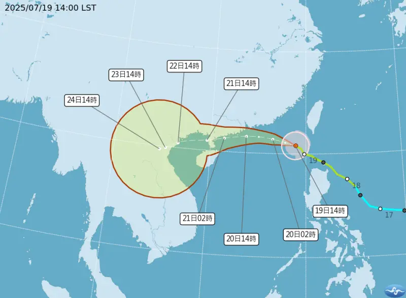 直播／薇帕颱風1730解除海警！降雨時程、警戒區　氣象署最新說明