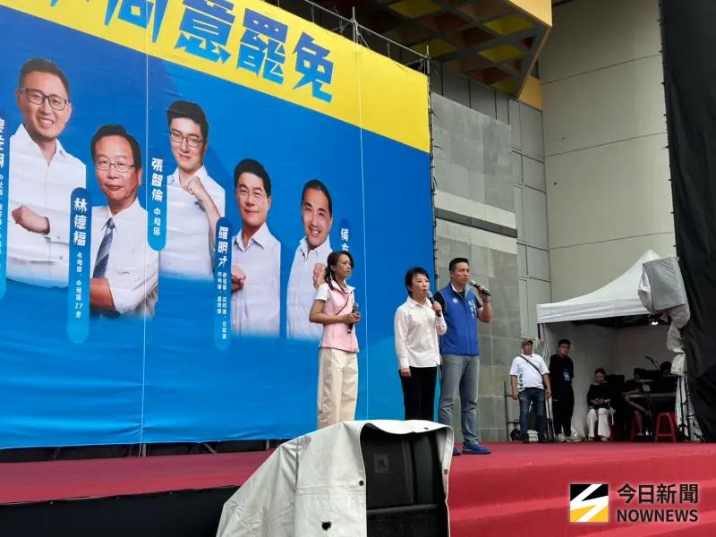 ▲台中市長盧秀燕說，柯建銘就是秦檜。（圖／記者林怡昕攝，2025.07.19）