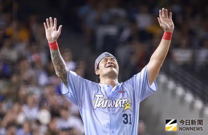 ▲味全龍老將「大師兄」林智勝生涯最後一次參加全壘打大賽，最後以5支全壘打止步預賽。（圖／記者葉政勳攝,2025.07.19）