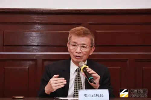 國立臺灣師範大吳正己校長 ▲▲國立臺灣師範大吳正己校長。(圖/記者吳翊緁攝)