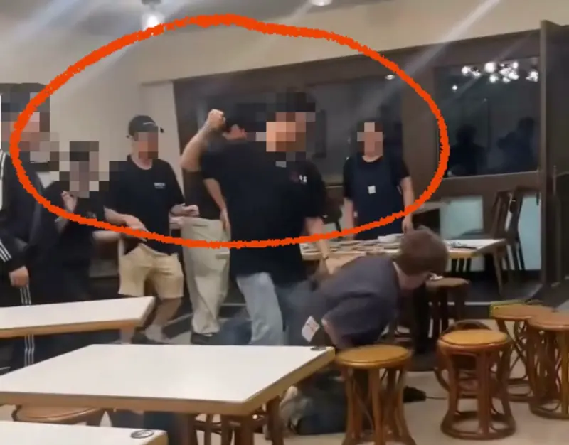 ▲ 「牛富溫體涮牛肉」員工打人讓餐廳慘遭炎上，新北市議員林秉宥網上號召揪團去聊罷免。（圖／翻攝畫面）