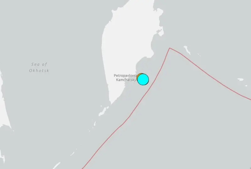 快訊／俄羅斯東部外海規模7.4地震！海嘯警報發布　餘震規模6.7