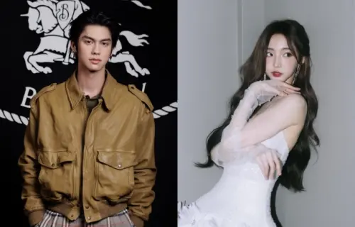 ▲鄭乃馨（右）演唱會失控！拉開觀眾淚崩抱男友Bright（左）遭批：作秀情侶。（圖／Bright IG、鄭乃馨微博）