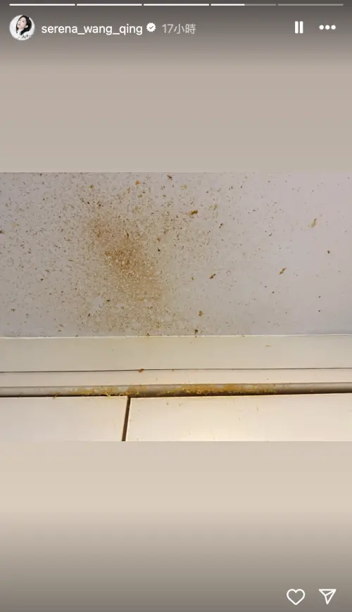 ▲王晴家充滿「炸蛋」殘骸。（圖／王晴IG）