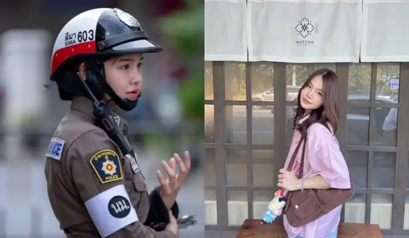 ▲一名交通警察近日因一張執勤時的照片在網路上瘋傳而爆紅。（圖／翻攝自Instagram）