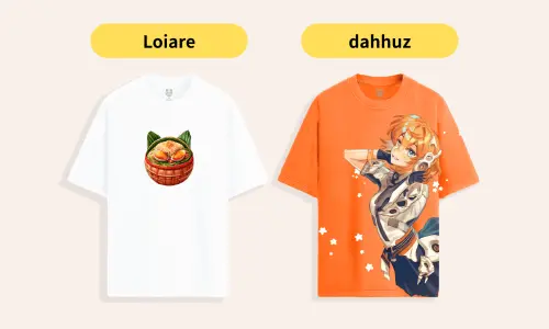 ▲2025漫博會購物橘子攤位-loiare-VTuber 服飾 dahhuz。（圖／ACG情報橘）