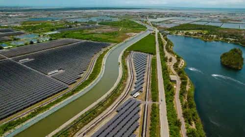 ▲星耀能源位於雲林口湖的茂正電廠，以兼具電力設施與環境保護為初衷，打造生態電廠（圖／星耀能源提供）