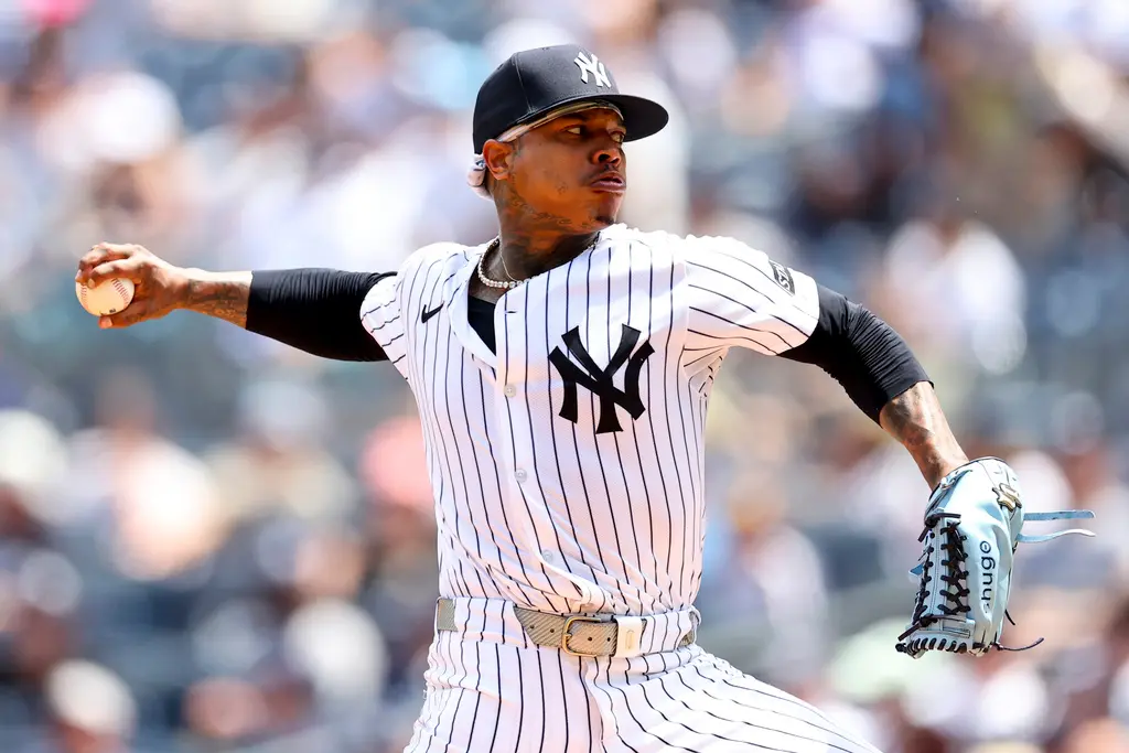 ▲紐約洋基先發右投史卓曼（Marcus Stroman）2025賽季9場出賽中投出6.23防禦率，狀態持續低迷，最終球團決定於8月初將其釋出。（圖／美聯社／達志影像）