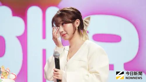 ▲李珠珢在慶生環節感動落淚。（圖／讀者提供）