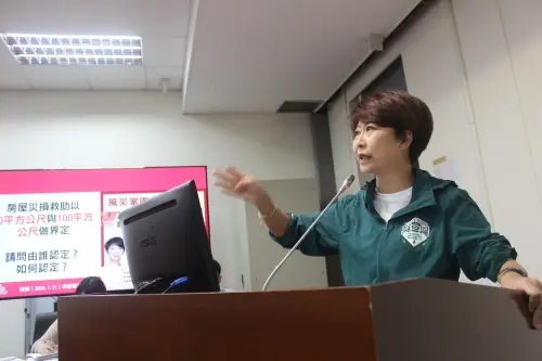 質詢最後,陳亭妃語氣嚴肅地表示,台南電纜地下化攸關居民安全與災害預防,強調此筆預算不容延宕。(圖/陳亭妃提供) ▲質詢最後,陳亭妃語氣嚴肅地表示,台南電纜地下化攸關居民安全與災害預防,強調此筆預算不容延宕。(圖/陳亭妃提供)